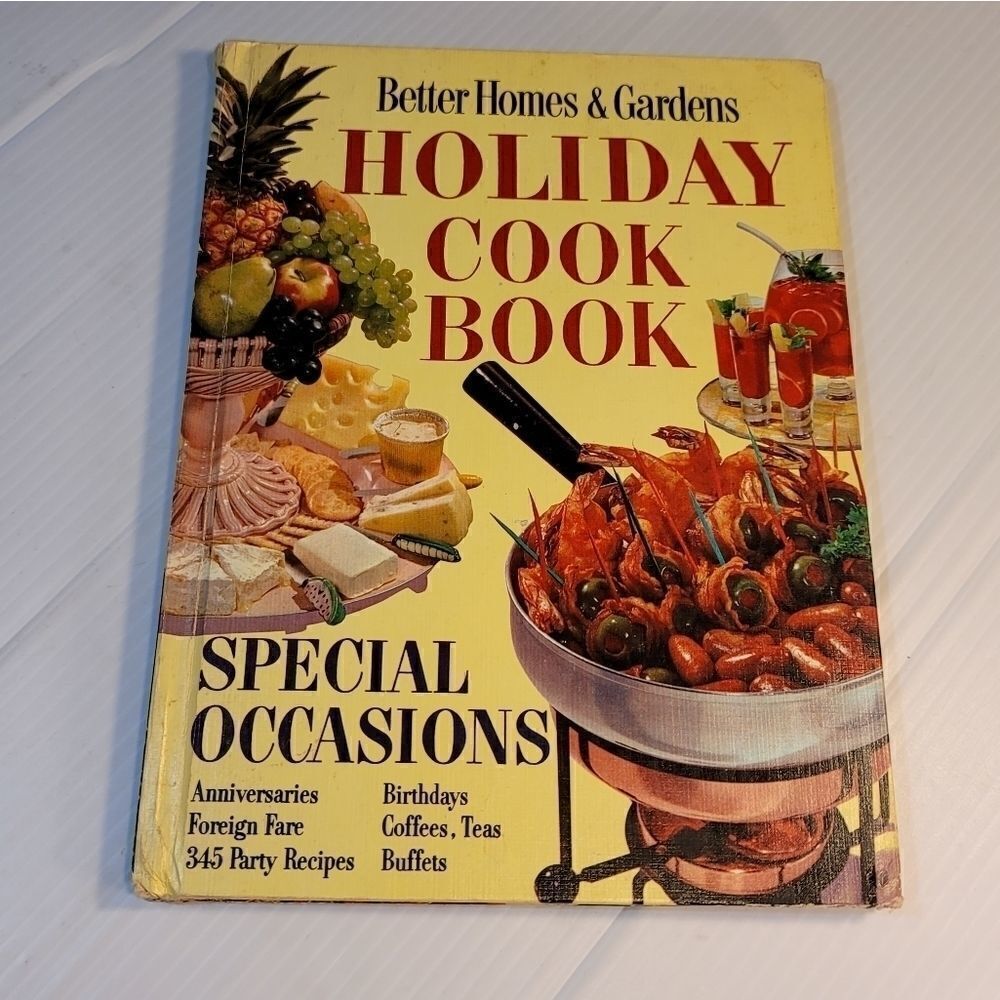 Better Homes Gardens Holiday Cook Book Vintage